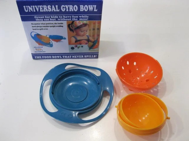 Дитяча тарілка непроливайка Gyro Bowl B 006