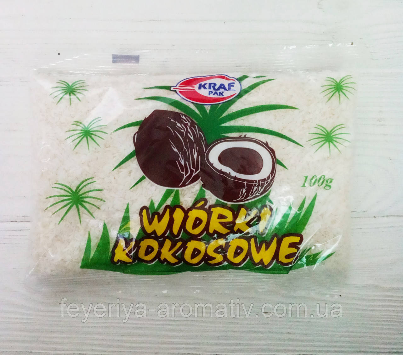 Кокосова стружка Kraw pak 100г (Польща)