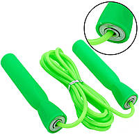 Скакалка для фитнеса и похудения с подшипниками и PVC жгутом (l=2,6м, d=4мм) разные цвета