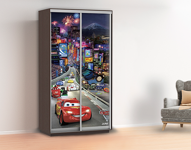 Наклейка в дитячу на шафу, двері, стіни 240 х 100 см із захисною ламінацією