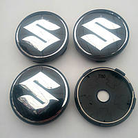 Колпачки в диски Suzuki 56-60 мм черные