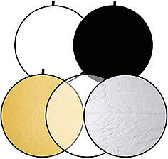 Фотовідбивач/рефлектор Alitek 5 в 1, 60 см