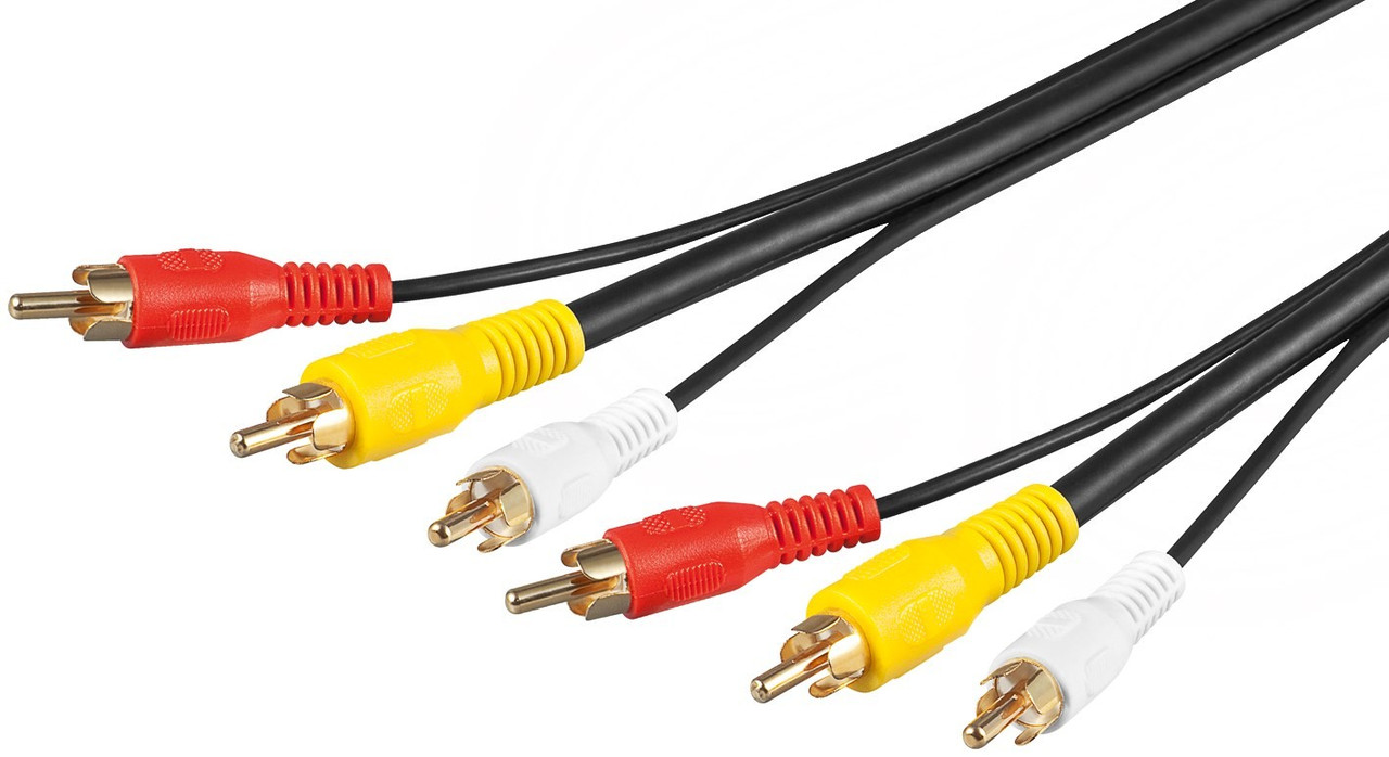 Кабель 3RCA+3,5 1,5m