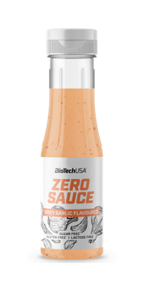 Zero Sauce 350 ml BioTech Spicy Garlic, фото 1