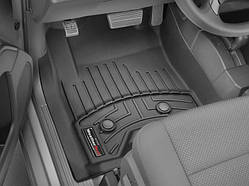 Килими гумові WeatherTech Chevrolet Silverado 2014-2019 передні чорні (Dubl & Crew vinil.4X4. consol )