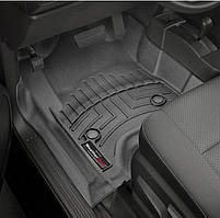 Килими гумові WeatherTech GMC Sierra 2015-2018 передні чорні (Dubl & Crew CARPET.4X4. consol )