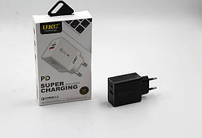 Адаптер Fast Charge 220v 18w PD 889 USB+type C, фото 4