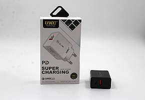 Адаптер Fast Charge 220v 18w PD 889 USB+type C, фото 3