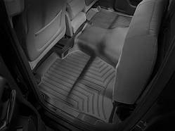 Килими гумові WeatherTech Chevrolet Silverado 2014-2019 задній чорний ( Double Cab CARPET )