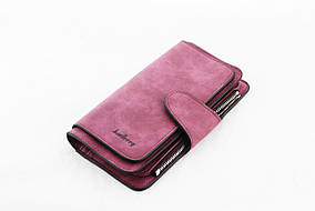 Гаманець Baellerry N2345 Бордовий Brown/Dark Blue/Coffee