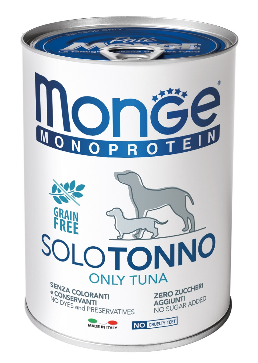Консерви Monge Solo Tonno (з м'ясом тунця) 400 г