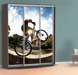 Наклейка в дитячу на шафу, двері, стіни 240 х 100 см із захисною ламінацією