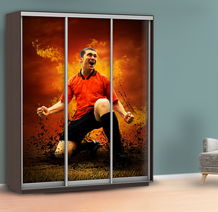 Наклейка в дитячу на шафу, двері, стіни 240 х 100 см із захисною ламінацією