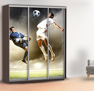 Наклейка в дитячу на шафу, двері, стіни 240 х 100 см із захисною ламінацією