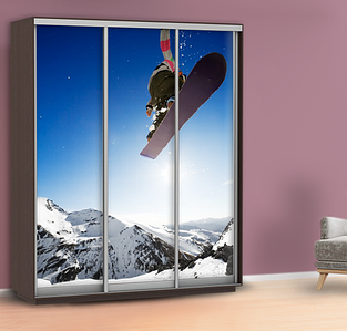 Наклейка в дитячу на шафу, двері, стіни 240 х 100 см із захисною ламінацією