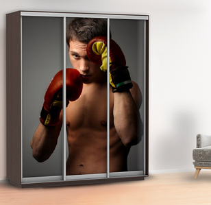 Наклейка в дитячу на шафу, двері, стіни 240 х 100 см із захисною ламінацією