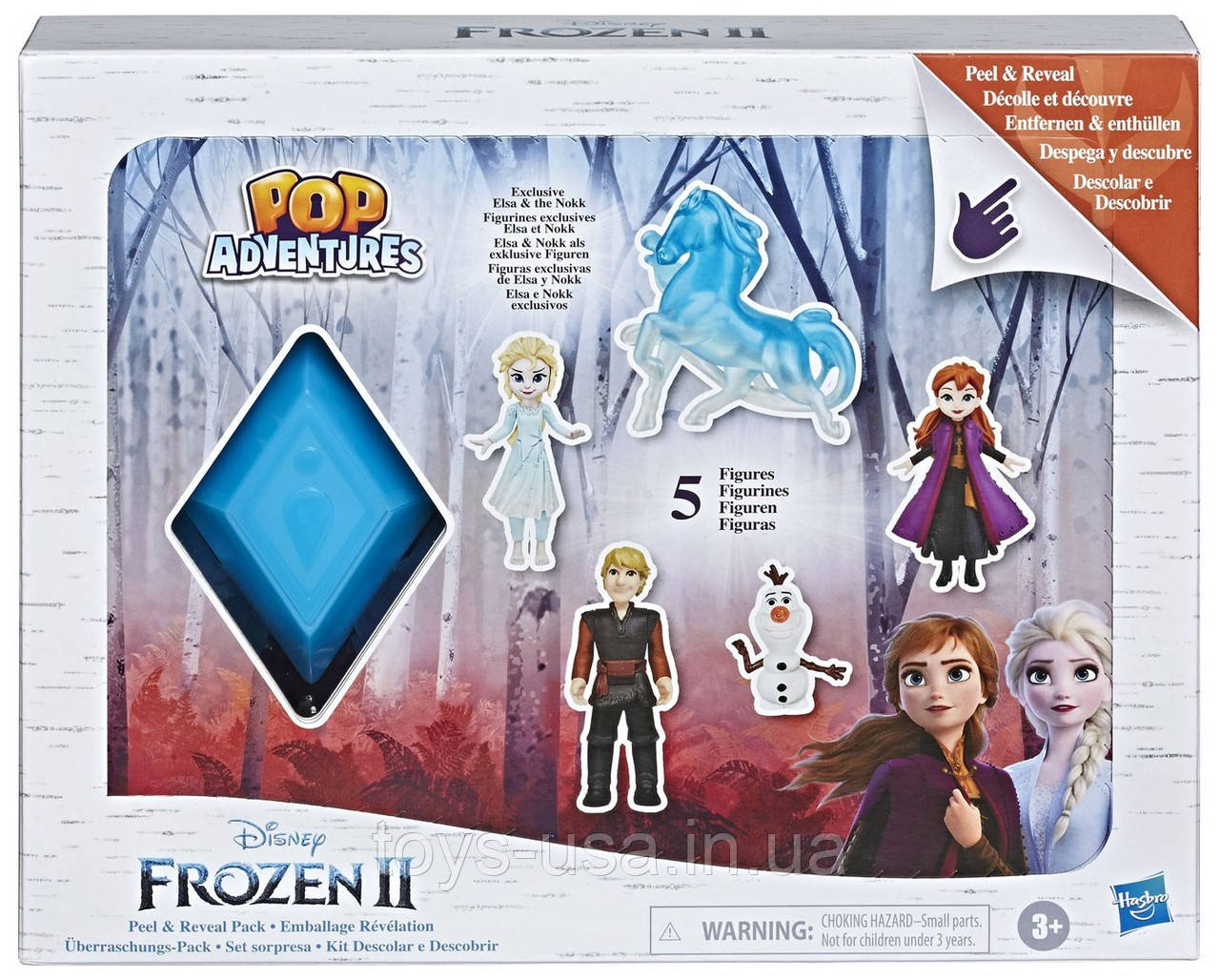 Ігровий набір Збірка оповідань Hasbro Frozen Холодне серце Ельза Ганна Pop Adventures, фото 1