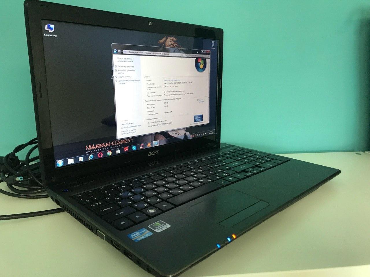 Ноутбук бо Acer Aspire 5750G-32354G50Mnkk 15 дюймів Intel Core i3-2350M (2.3 ГГц) /NVIDIA GeForce GT 630M З 1