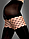 Сексуальні чорні колготки з сітчастою вставкою, фото 2