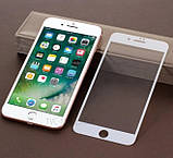 Захисне скло 9D для Iphone 6 Біла Premium якість, фото 3