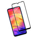 Захисне скло для Xiaomi Redmi 7 Чорне, фото 5