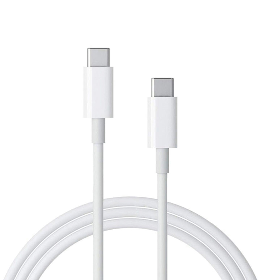 Кабель USB cable VEGGIEG TC-406 Type-C to Type-C білий для Apple MacBook/iPad -1м