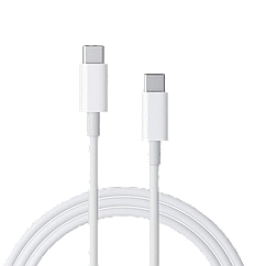 Кабель USB cable Foxconn Type-C to Type-C білий для Apple MacBook/iPad