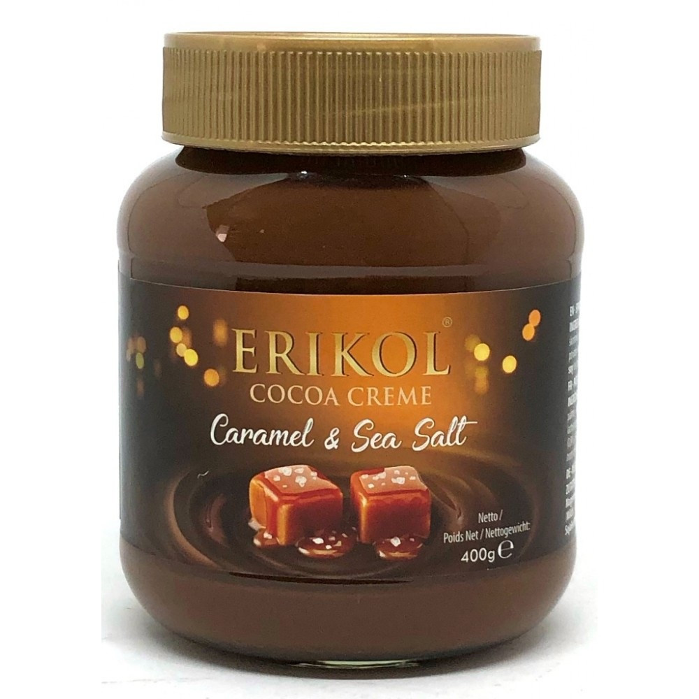 Шоколадна паста Erikol Caramel & Sea Salt 400 г Бельгія
