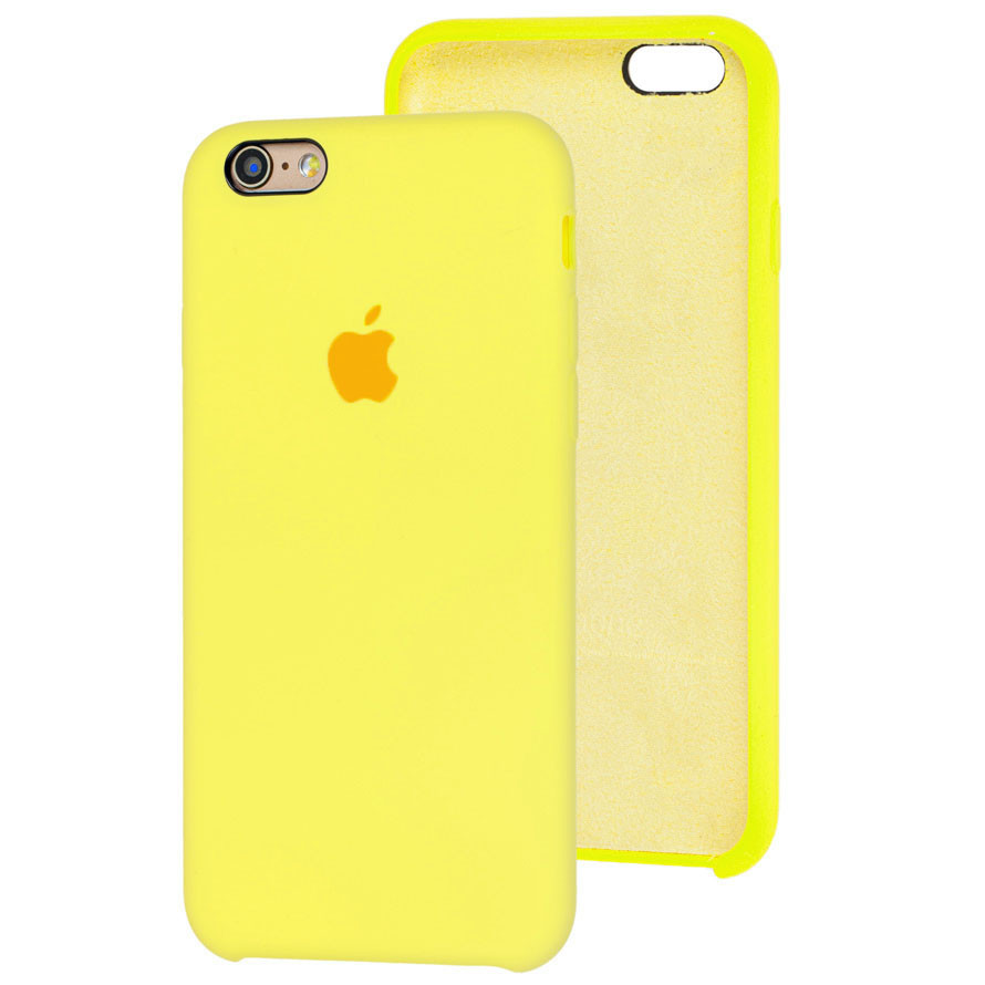 Чохол Silicone Case для Apple iPhone 6 / 6S Flash Lime