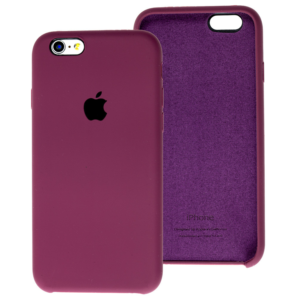 Чохол Silicone Case для Apple iPhone 6 / 6S Maroon