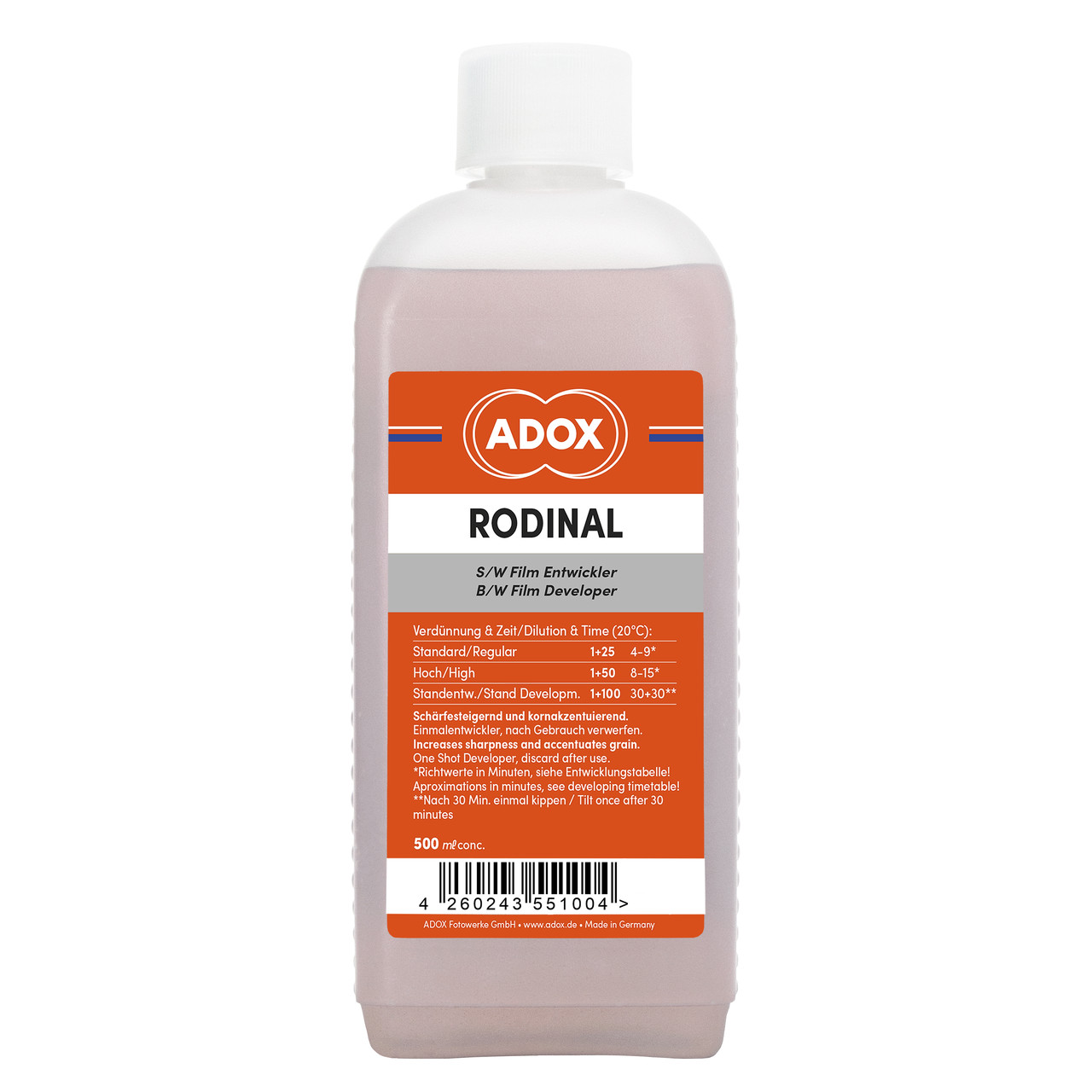 Проявник ADOX ADONAL (RODINAL) 500 мл