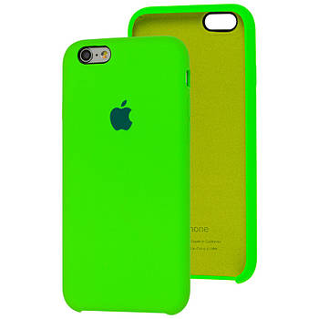 Чохол Silicone Case для Apple iPhone 6 / 6S Shiny Green
