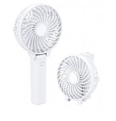 Вентилятор міні Handy Mini Fan, зарядка/харчування USB, БІЛИЙ