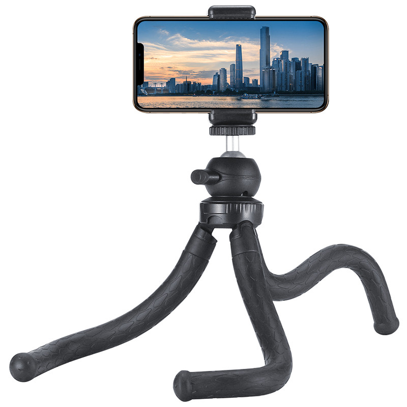 Гнучкий штатив/гумований трипод Ulanzi MT-07 Black для камер і смартфонів
