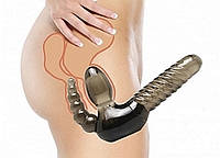 Жіночий безремневий страпон Strapless With Anal Stimulator від Pipedream aiw Якість AIW Or2, фото 4