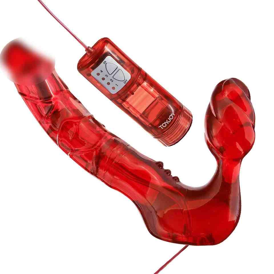 Жіночий безремневий страпон Toy Joy з вібрацією Bend Over Boyfriend aiw Якість AIW Or6, фото 1