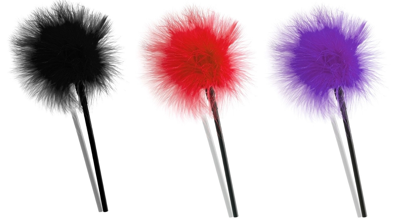 Пір'їнка для інтимних пестощів, щікання, BDSM атрибут (квіти в асортименті) aiw Якість AIW Or83, фото 1