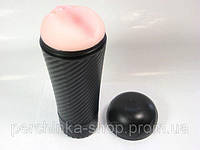 Мастурбатор Pink Pussy з вібрацією від Baile aiw Якість AIW Or86, фото 6