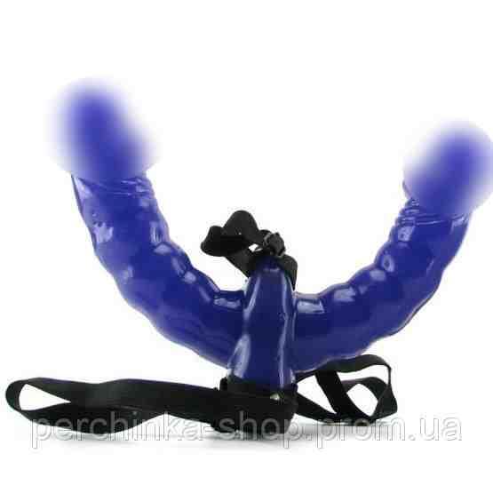 Подвійний страпон Double Delight Strap-on від Pipedream aiw Якість AIW Or440, фото 1