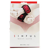 Елегантні наручники NS Novelties Sinful Wrist Cuffs aiw Якість AIW Or565, фото 2