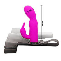 Страпон із вібрацією та відростком Ultra Harness від Baile aiw Якість AIW Or151, фото 3