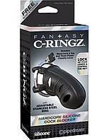 Пояс вірності Pipedream Hardcore Silicone Cock Blocker aiw Якість AIW Or661, фото 2