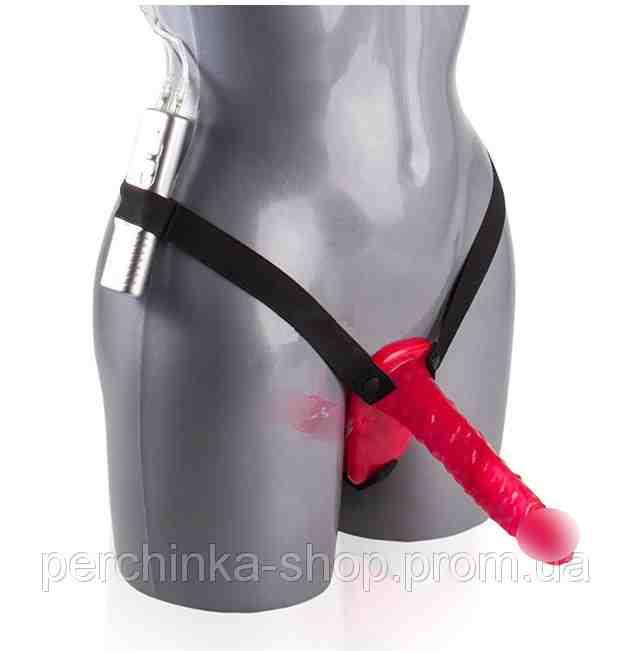 Жіночий подвійний страпон Bad Kitty Strap-on Duo від Orion aiw Якість AIW Or175, фото 1