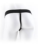 Реалістичний порожнистий страпон Hollow Strap-On with Balls 9" aiw Якість AIW Or707, фото 3