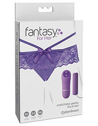 Вібротрусики Fantasy For Her Crotchless Panty Thrill-Her від Pipedream aiw Якість AIW Or847