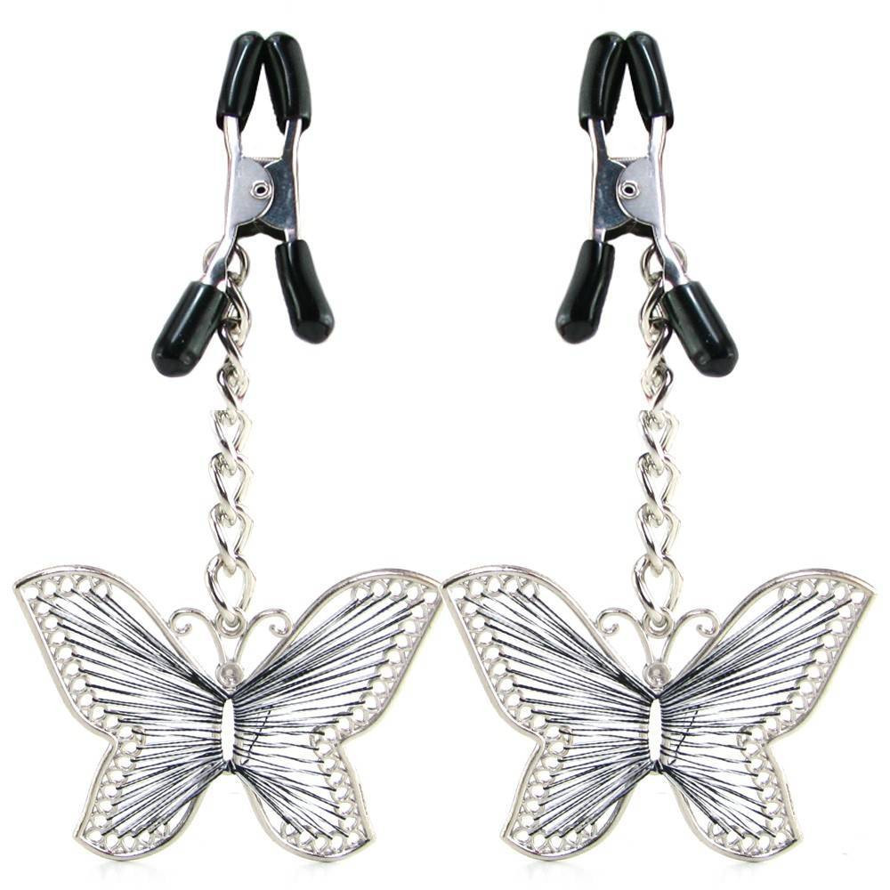 Затискачі на соски Butterfly Nipple Clamps від Pipedream aiw Якість AIW Or187, фото 1