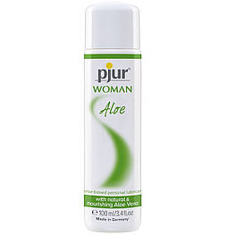 Лубрикант на водній основі для інтенсивного зволоження Pjur Woman Aloe 100 мл aiw Якість AIW Or892