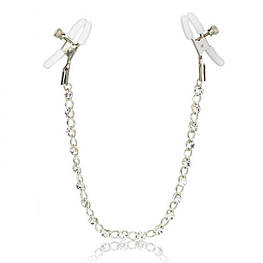 Затискачі для сосків Nipple Play Crystal Chain Nipple Clamps aiw Якість AIW Or911