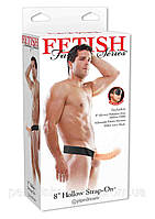 8" Hollow Strap-On від Pipedream реалістичний порожнистий страпон фалолоротез aiw Якість AIW Or209, фото 3