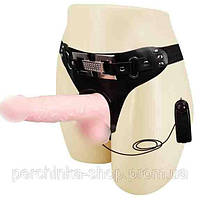 Страпон Baile Ultra Passionate Harness з вібрацією aiw Якість AIW Or221, фото 2